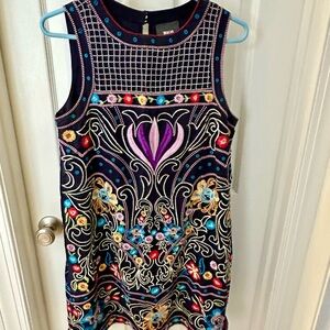 Maeve Anthropologie Embroidered Dress